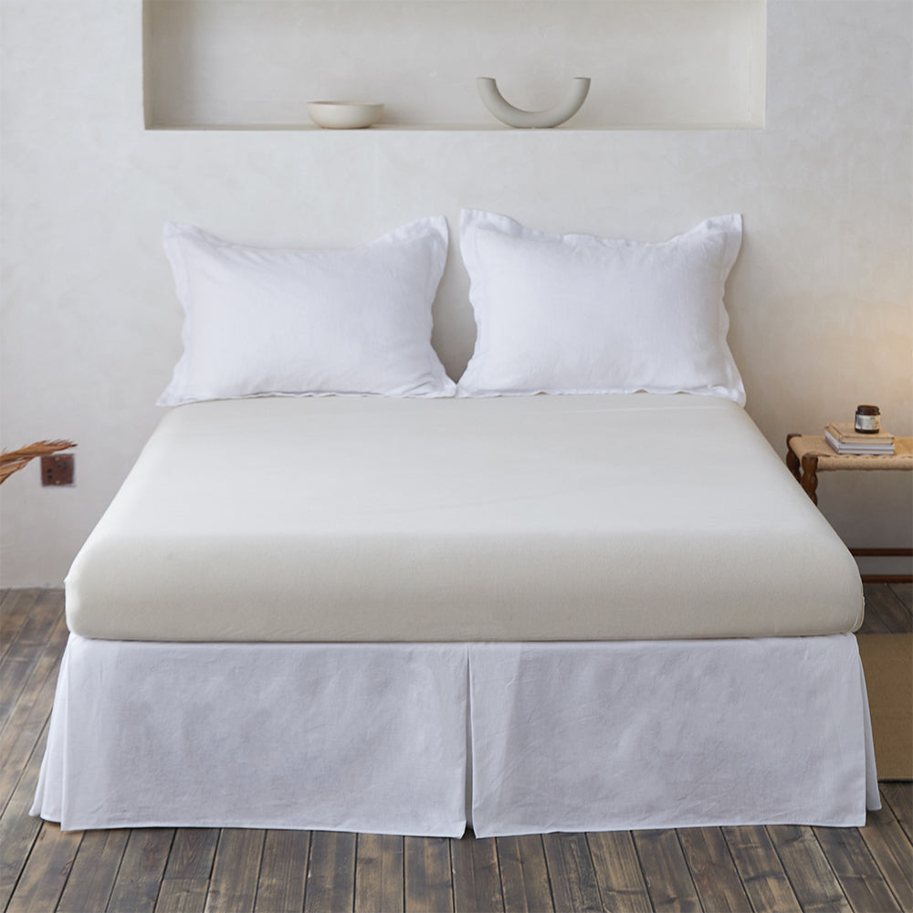 55% Linen + 45% Cotton Bed Skirt - Elastic