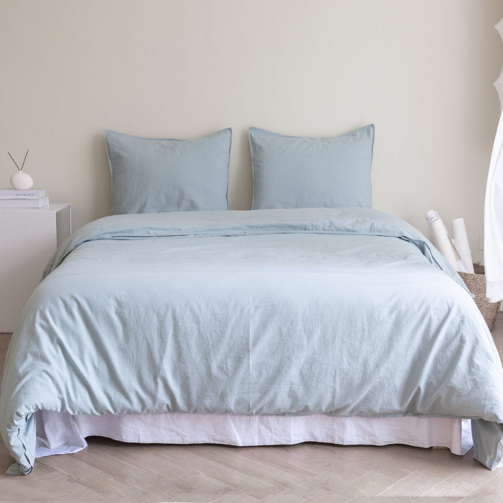 30% Linen + 70% Cotton Duvet Cover Set - Basic Style